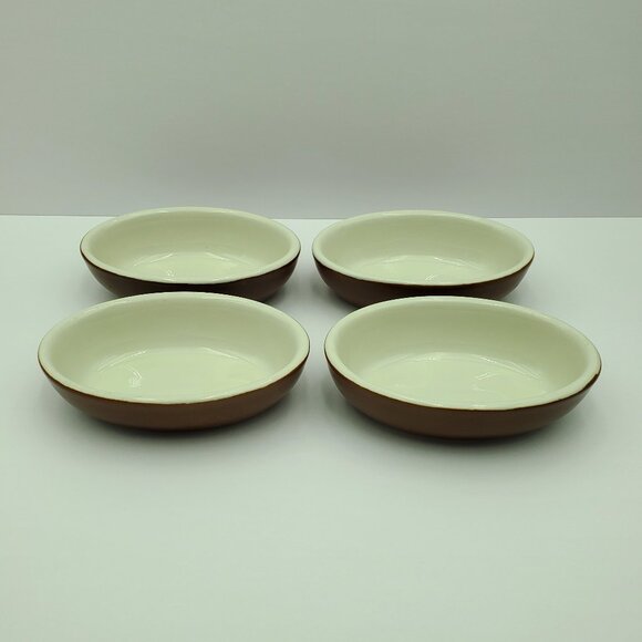 Hall Pottery #705 Brown Oval Individual Bakers Casserole Baking Dishes - Picture 2 of 6